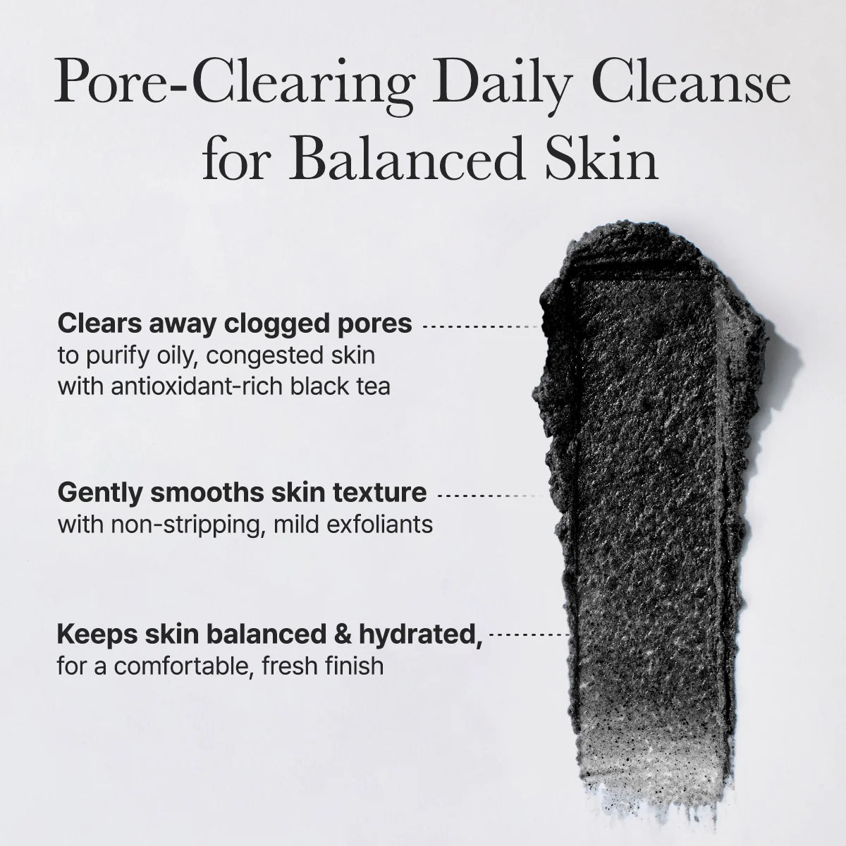 Black Tea Rice Mochi Cleanser 120 g