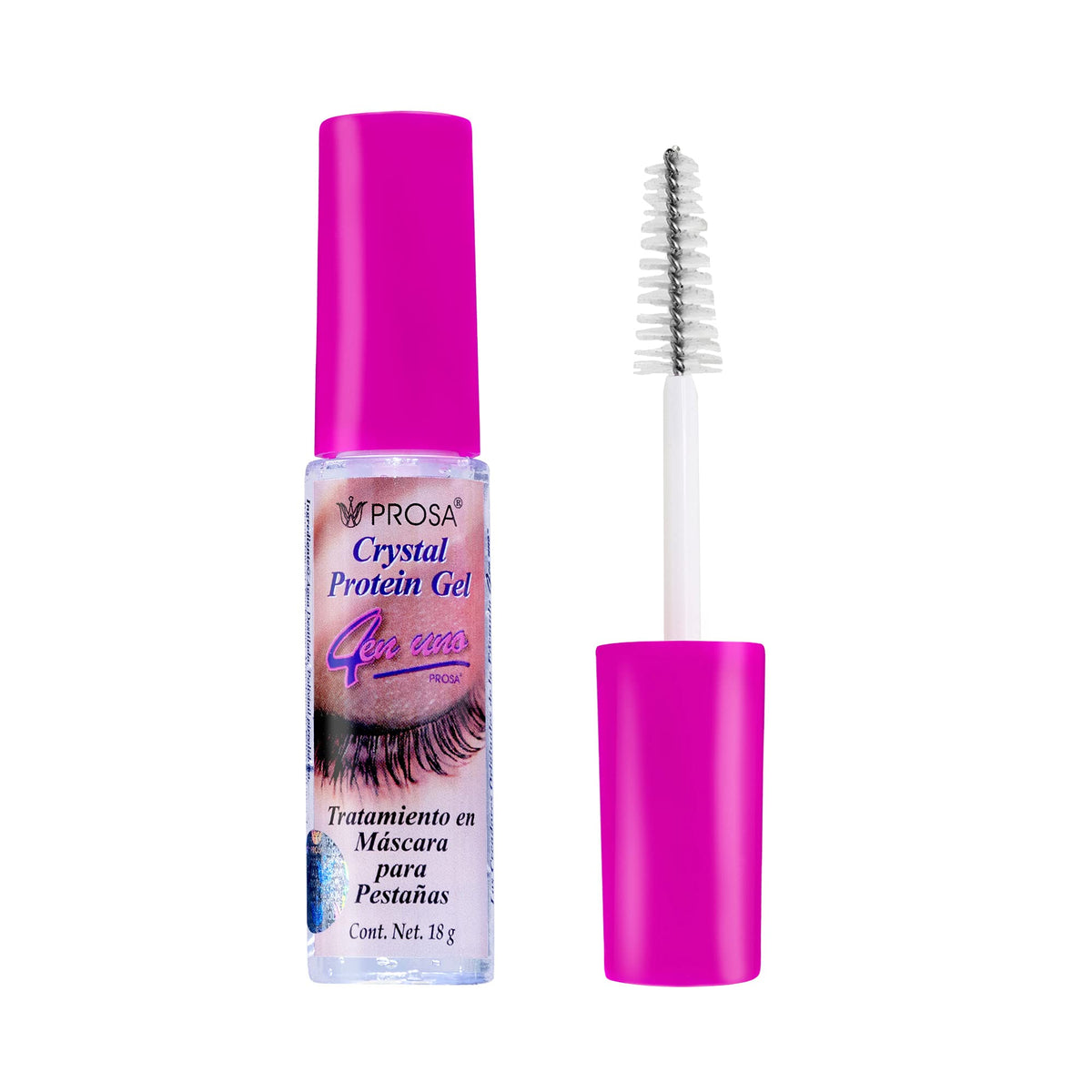 Rimel para pestañas crystal protein gel