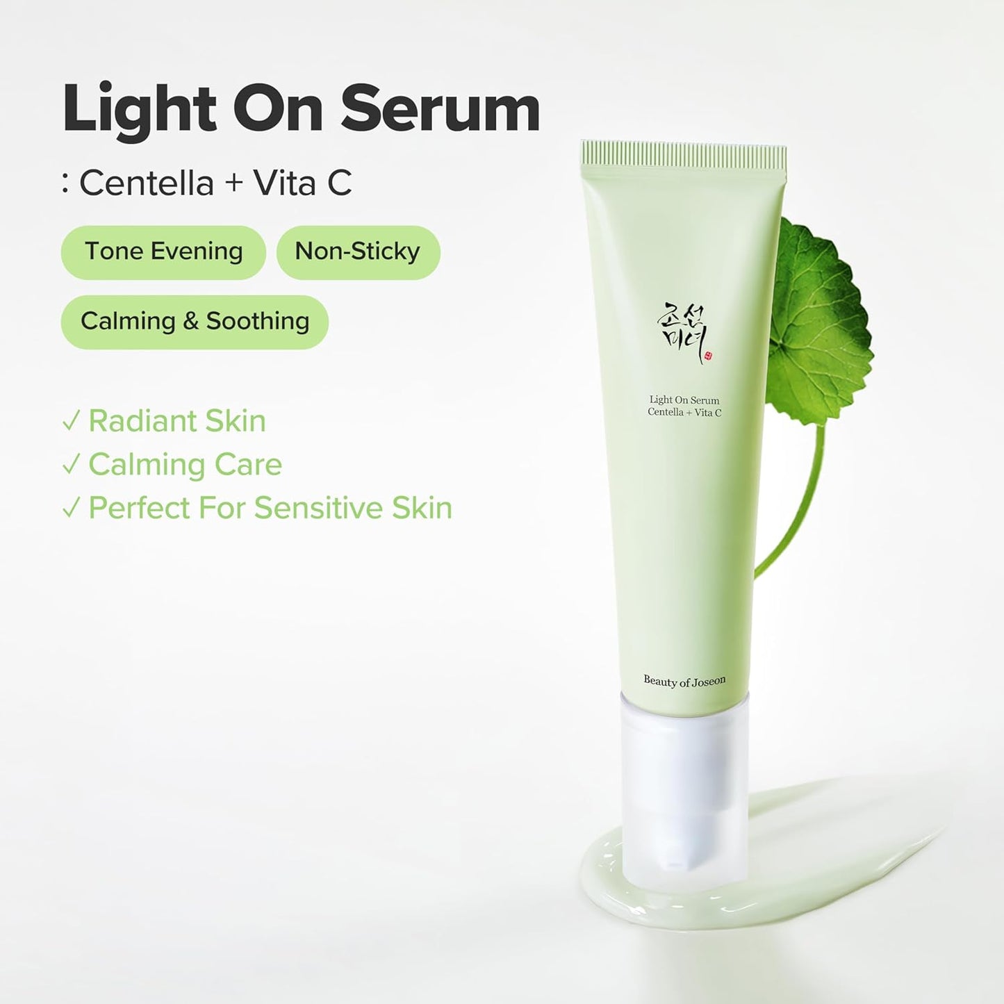 Light On Serum : Centella + Vita C - 30ml