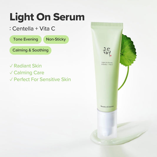 Light On Serum : Centella + Vita C - 30ml
