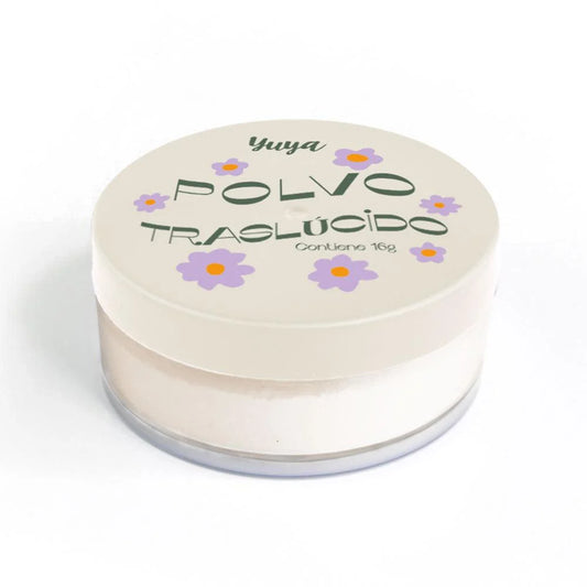 Polvo traslúcido textura sedosa con ingredientes naturales 16g