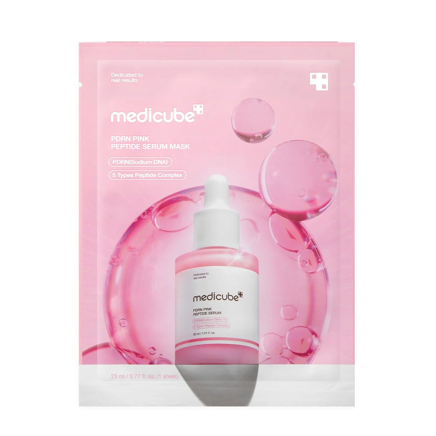medicube - PDRN Pink Peptide Serum Mask