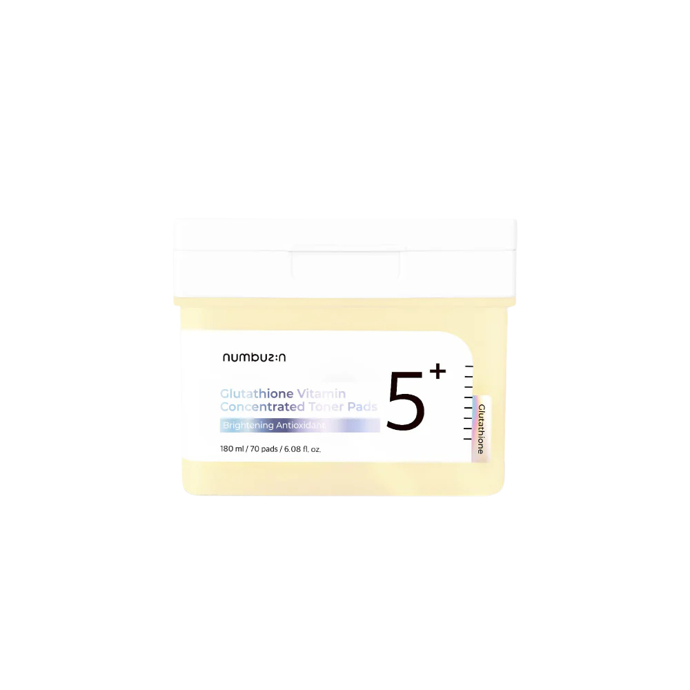 No.5+ Glutathione Vitamin Concentrated Pad - 180ml/70pads