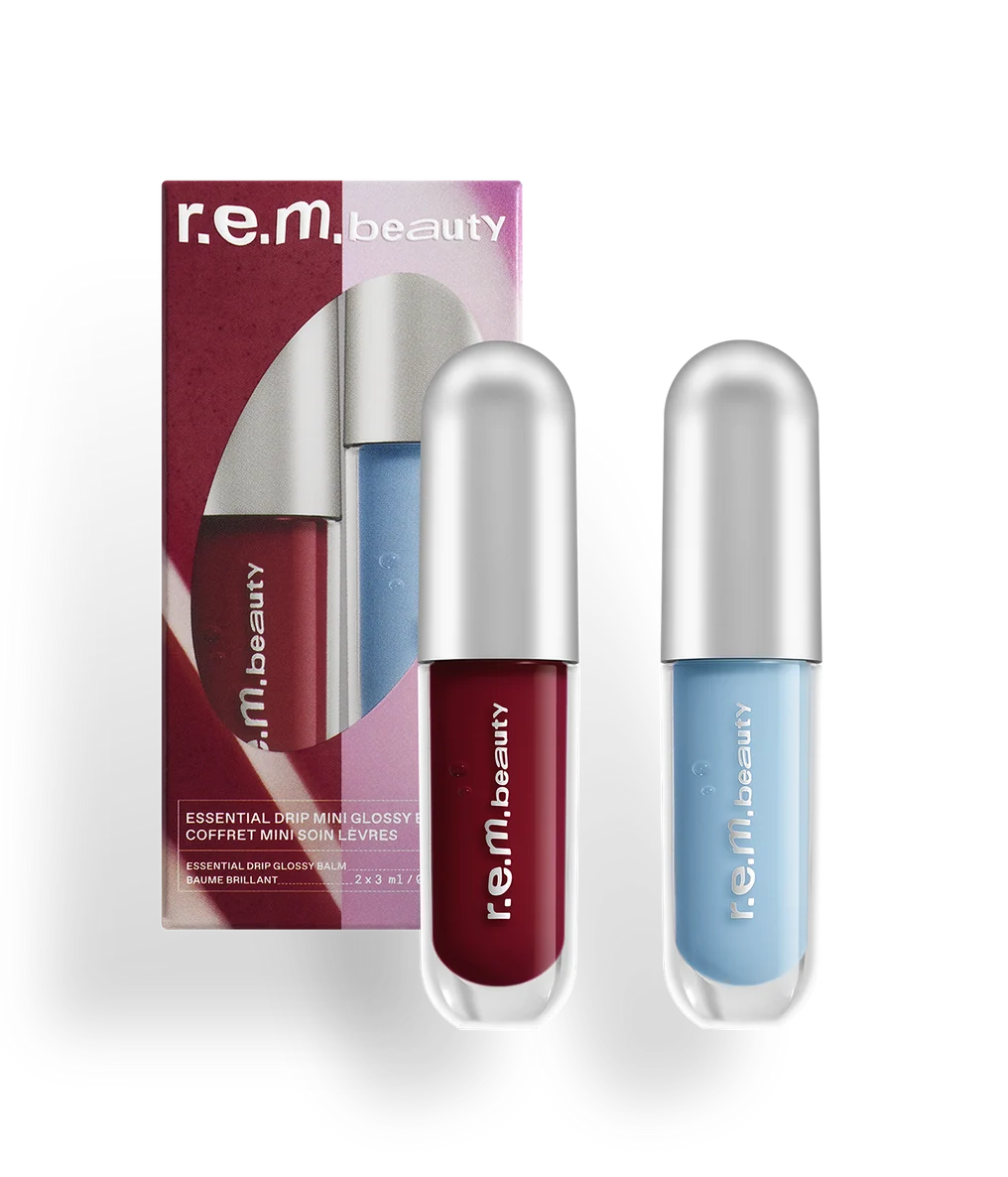 Mini essential drip glossy balm duo