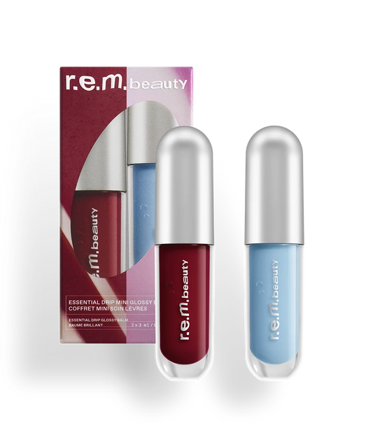 Mini essential drip glossy balm duo