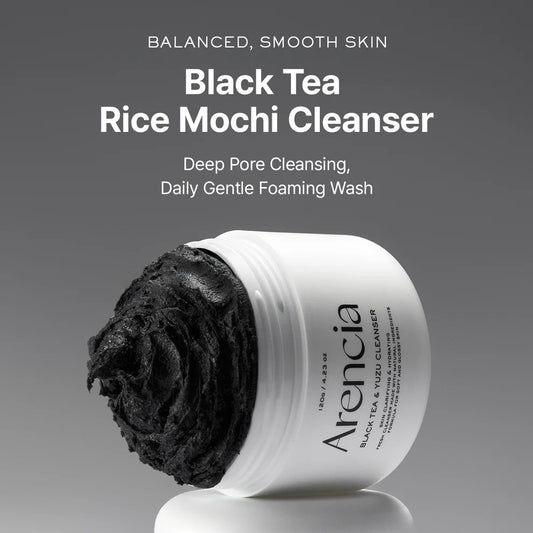 Black Tea Rice Mochi Cleanser 120 g