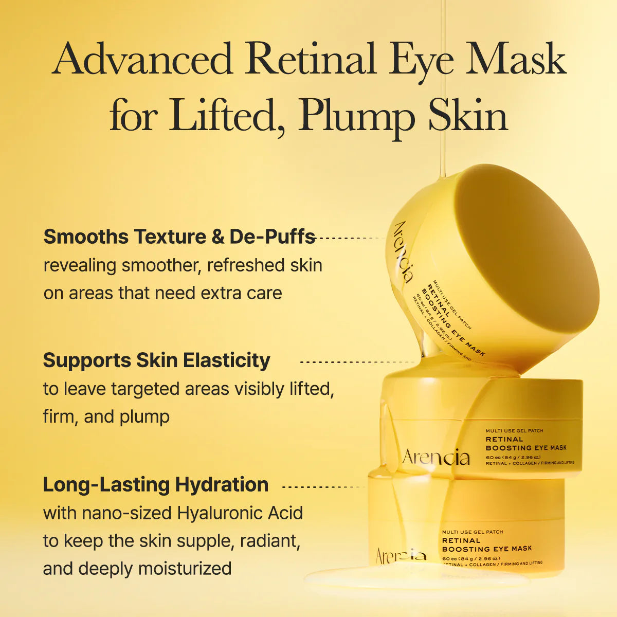 Retinal Boosting Eye Mask - 60Parches