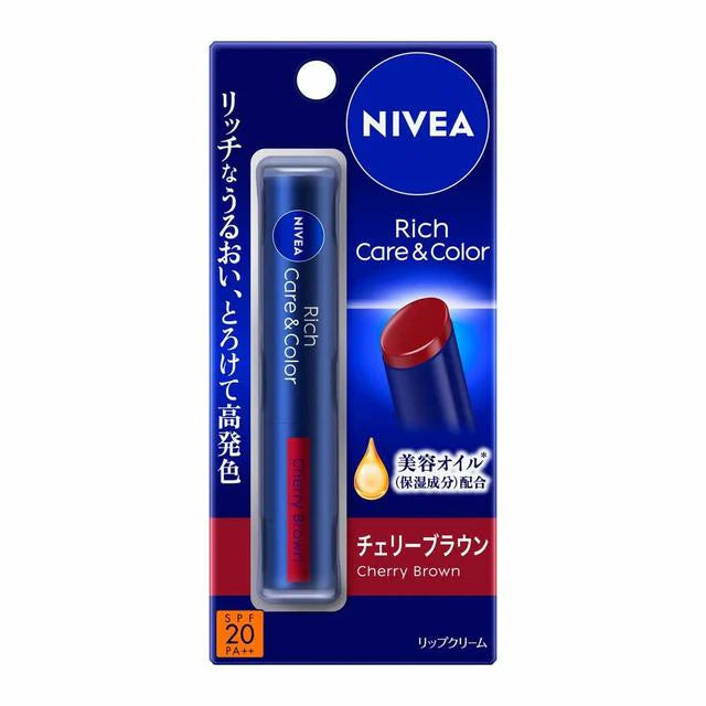 Nivea Japan Rich Care & Color Moisturizing Tinted Lip Balm 2g