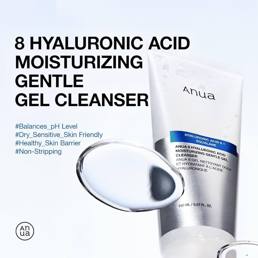 8 Hyaluronic Acid Moisturizing Gentle Gel Cleanser 150ml