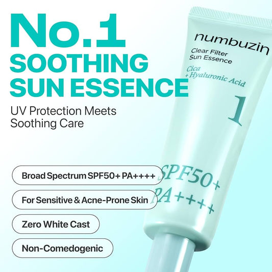 No.1 Clear Filter Sun Essence SPF 50+ PA ++++ - 50ml