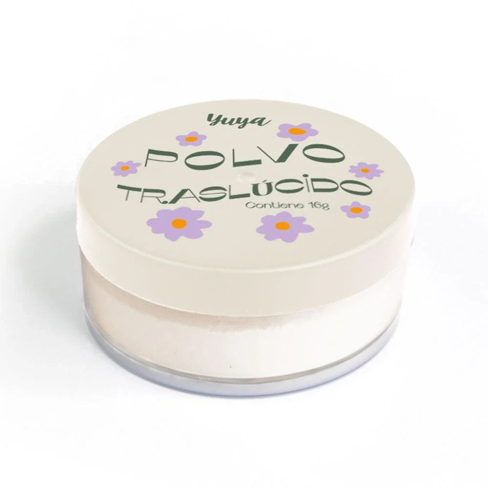 Polvo traslúcido textura sedosa con ingredientes naturales 16g