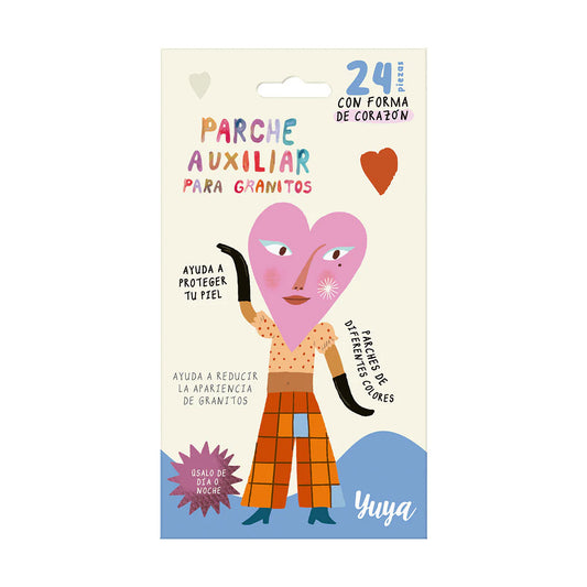 Parches Auxiliares para Granitos 24 pcs CORAZON
