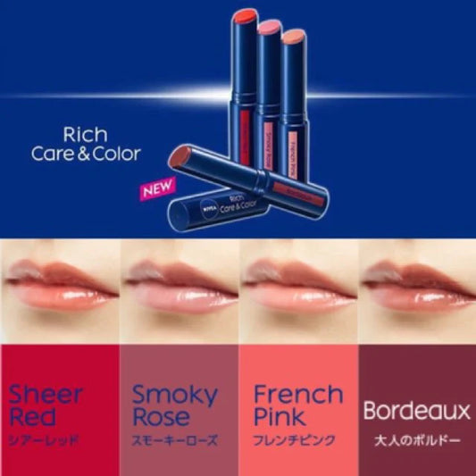 Nivea Japan Rich Care & Color Moisturizing Tinted Lip Balm 2g