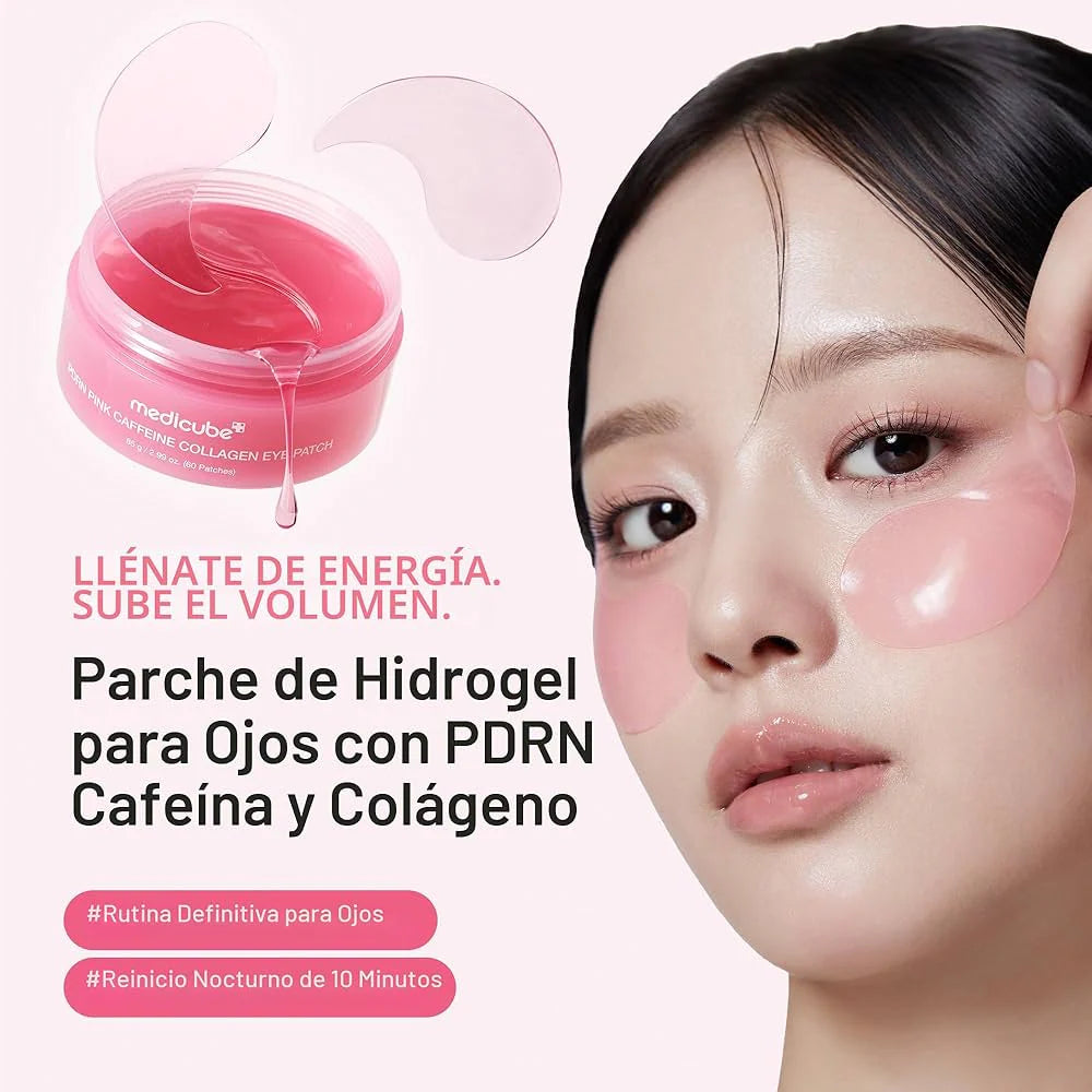 PDRN Pink Caffeine Collagen Eye Patch 60 PCS