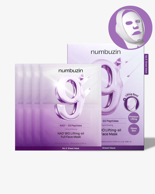 No.9 NAD+ BIO Lifting-sil Full Face Mask + Lifting Band