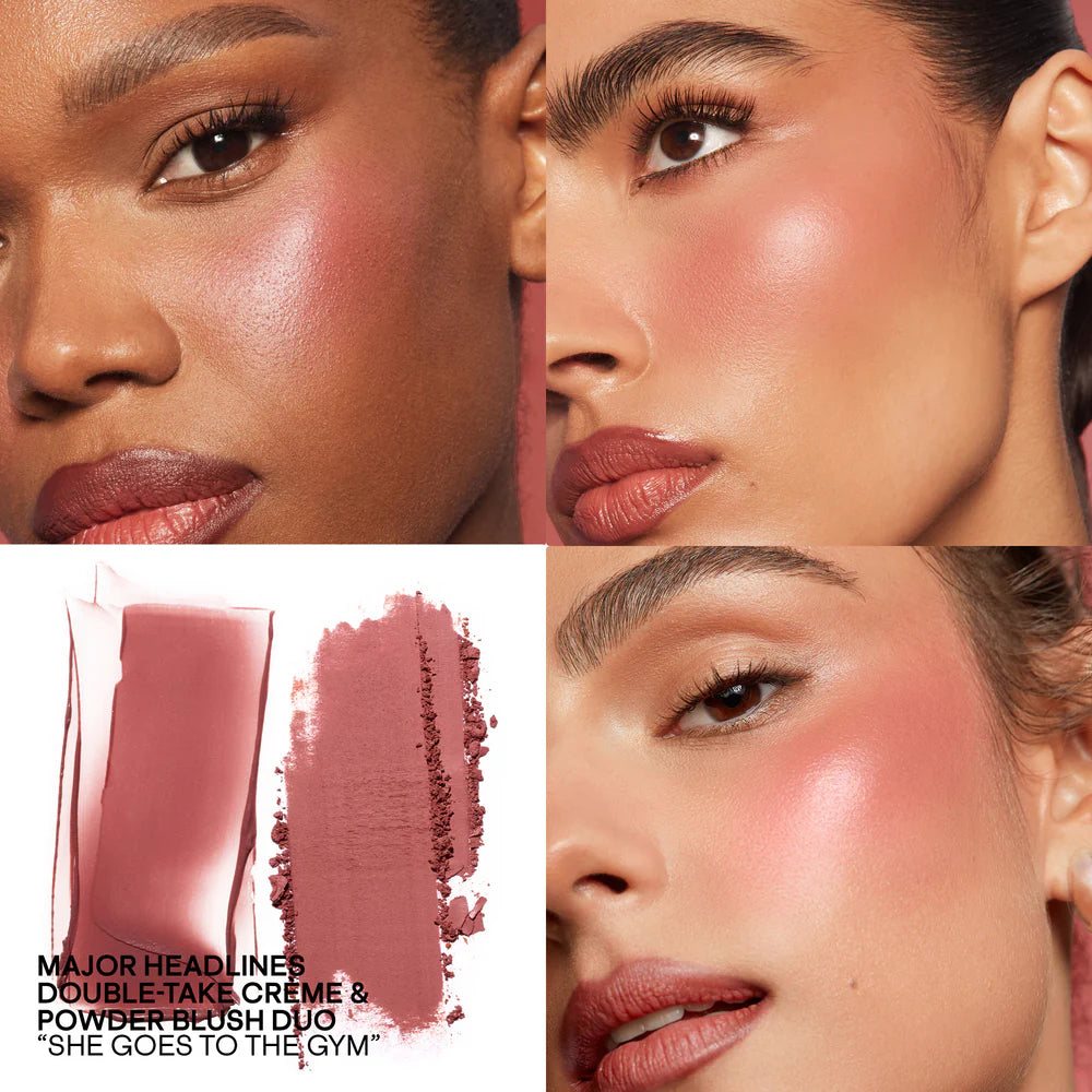 Mini Must-Have Major Headlines Double-Take Crème & Powder Blush Duo Set