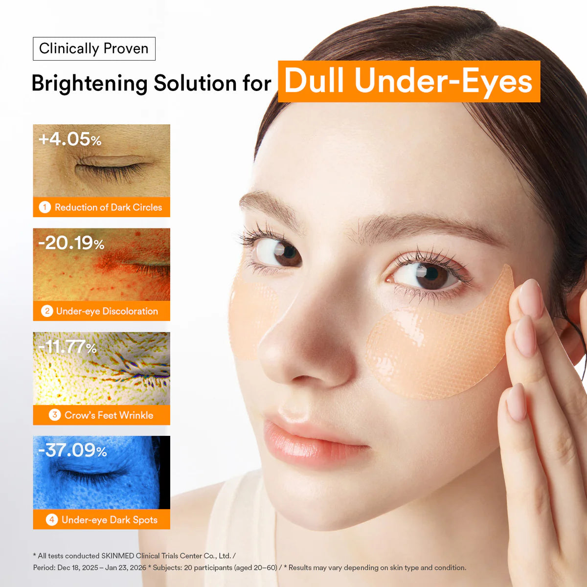 Glutathione Kojic Acid Eye Patch Vita Jelly (60 pcs)