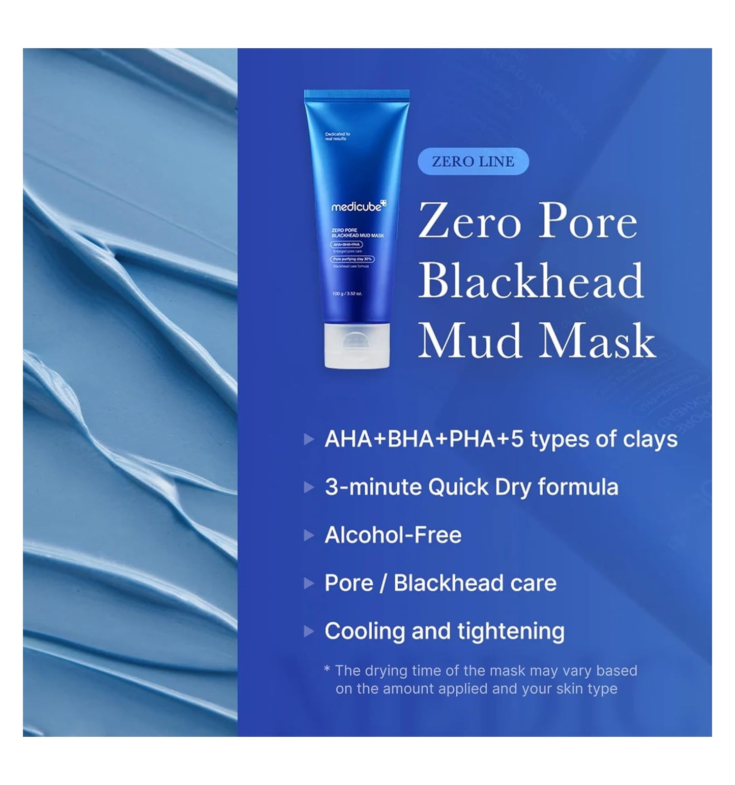 Zero Pore Blackhead Mud Mask 100g